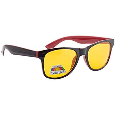 4sold Anti Glare Glasses Night Driving Yellow Lens Glasses, Tortoise Shell Brown Frame, Men, Women, Unisex (Red Black Night Polarized) 4sold Anti Glare Glasses Night Driving Yellow Lens Glasses, Tortoise Shell Brown Frame, Men, Women, Unisex (Red Black Night Polarized)