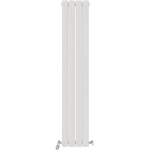 iBathUK Apex Tall Vertical Radiator, Double Flat Panel Radiators, 1600x306mm Slim Radiator, Wall Mounted for Bathroom,Kitchen,Living Room- White iBathUK Apex Tall Vertical Radiator, Double Flat Panel Radiators, 1600x306mm Slim Radiator, Wall Mounted for Bathroom,Kitchen,Living Room- White