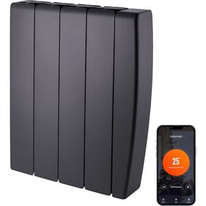 TCP Ceramic Panel Radiator 1000W (Black) – WiFi App Controlled Electric Heater, Slimline Modern Wall-Mount Design, Fast Heat Ceramic Core, Energy Saving TCP Ceramic Panel Radiator 1000W (Black) – WiFi App Controlled Electric Heater, Slimline Modern Wall-Mount Design, Fast Heat Ceramic Core, Energy Saving