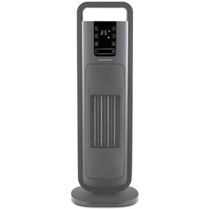 Morphy Richards HeatFlux Ultra Thin 2kw Ceramic Tower Fan Heater, Remote Control, Compact, 20m2, ECO Mode, Anti-freeze, 24h Timer, Touch LED Display, Low Noise 45db, Oscillation, Grey, 825404 Morphy Richards HeatFlux Ultra Thin 2kw Ceramic Tower Fan Heater, Remote Control, Compact, 20m2, ECO Mode, Anti-freeze, 24h Timer, Touch LED Display, Low Noise 45db, Oscillation, Grey, 825404