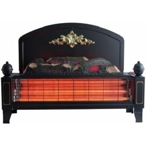 Dimplex Yeominster Radiant Bar Fire, Black Traditionally Styled Freestanding Electric Fireplace with Glowing Log Ember Fuel Bed and 1.2kW Heater With 600/1200 Watt Heat Settings Dimplex Yeominster Radiant Bar Fire, Black Traditionally Styled Freestanding Electric Fireplace with Glowing Log Ember Fuel Bed and 1.2kW Heater With 600/1200 Watt Heat Settings