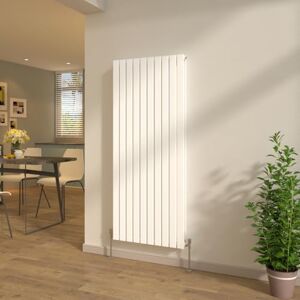 NRG Gloss White 1600x680mm Vertical Flat Panel Double Column Designer Radiator Bathroom Central Heating + Free Angled Valves NRG Gloss White 1600x680mm Vertical Flat Panel Double Column Designer Radiator Bathroom Central Heating + Free Angled Valves