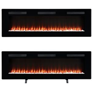 Dimplex Sierra Optiflame Media Wall Fireplace, 72"/182.9cm, Wall Mount, Recess Fit, Free Standing Electric Fire, 7 Colour Themes, Choice of Fuel Beds, Cool Touch Glass, 1.6kW Electric Heater Dimplex Sierra Optiflame Media Wall Fireplace, 72"/182.9cm, Wall Mount, Recess Fit, Free Standing Electric Fire, 7 Colour Themes, Choice of Fuel Beds, Cool Touch Glass, 1.6kW Electric Heater