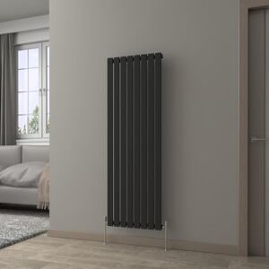 NRG Black Vertical 1600x544mm Single Flat Panel Radiator Central Heating for Bathroom/Kitchen/Living Room NRG Black Vertical 1600x544mm Single Flat Panel Radiator Central Heating for Bathroom/Kitchen/Living Room