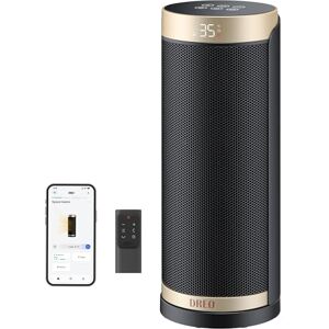 Dreo 2000W Smart Space Heater for Bedroom, 16 Inch Portable Heaters with 70°Oscillation, Electric Heater, with Thermostat & Remote, 3-Mode 3-Speed, 12H Timer for Office Home, Solaris Slim H3S Dreo 2000W Smart Space Heater for Bedroom, 16 Inch Portable Heaters with 70°Oscillation, Electric Heater, with Thermostat & Remote, 3-Mode 3-Speed, 12H Timer for Office Home, Solaris Slim H3S