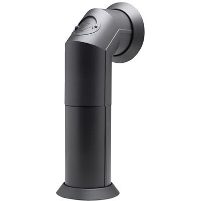 Dimplex Stove Pipe, Matt Black Plastic Flue Pipe Accessory for Electric Stoves and Freestanding Fires, Angled With 2 Size Options Dimplex Stove Pipe, Matt Black Plastic Flue Pipe Accessory for Electric Stoves and Freestanding Fires, Angled With 2 Size Options