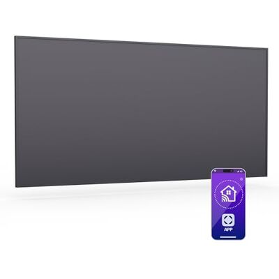 KLARSTEIN Infrared Heater 770W – Wall Mounted, Smart WiFi Control via App, IP24 Waterproof, IR ComfortHeat, Thermostat & Timer, Energy Efficient, No Dust & Noise, for Rooms up to 14m², Dark Grey KLARSTEIN Infrared Heater 770W – Wall Mounted, Smart WiFi Control via App, IP24 Waterproof, IR ComfortHeat, Thermostat & Timer, Energy Efficient, No Dust & Noise, for Rooms up to 14m², Dark Grey