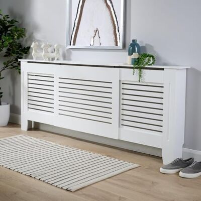 Home Source - Extending - Large - White - Radiator cover Home Source - Extending - Large - White - Radiator cover