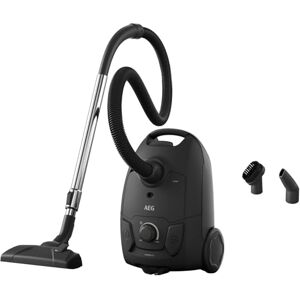 AEG 3000 Series CLEAN Bagged Vacuum Cleaner AB31C1GG, Easy Clean, Compact Design, All Surfaces, Efficient Dust Pickup with DustPro Nozzle, 7.5-metre Action, HEPA Filtration, (dB)78, 3L, Graphite Grey AEG 3000 Series CLEAN Bagged Vacuum Cleaner AB31C1GG, Easy Clean, Compact Design, All Surfaces, Efficient Dust Pickup with DustPro Nozzle, 7.5-metre Action, HEPA Filtration, (dB)78, 3L, Graphite Grey