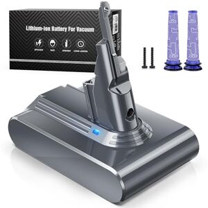 Keenstone Replacement Battery for Dyson V7 4600mAh Battery Compatible with Dyson V7 SV11 Animal Fluffy Trigger Motorhead and Total Series Vacuum Cleaner with 2 Filters Keenstone Replacement Battery for Dyson V7 4600mAh Battery Compatible with Dyson V7 SV11 Animal Fluffy Trigger Motorhead and Total Series Vacuum Cleaner with 2 Filters