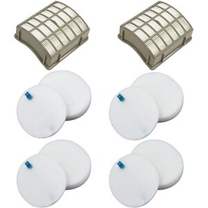 Laukowind Vacuum Replacement Filters Parts Compatible with Shark Navigation Vacuum Cleaners Professional NV60, NV70, NV70 26, NV71, NV90, NV95, NV80 and NVC80C Upright Vacuums (4 Foam Filters + 2 HEPA Filters) Laukowind Vacuum Replacement Filters Parts Compatible with Shark Navigation Vacuum Cleaners Professional NV60, NV70, NV70 26, NV71, NV90, NV95, NV80 and NVC80C Upright Vacuums (4 Foam Filters + 2 HEPA Filters)