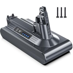 Keenstone Replacement Battery for Dyson V10, 6500mAh V10 Battery Compatible with Dyson V10Animal V10Absolute V10Motorhead Fluffy Cordless Handheld Vacuum Cleaner Keenstone Replacement Battery for Dyson V10, 6500mAh V10 Battery Compatible with Dyson V10Animal V10Absolute V10Motorhead Fluffy Cordless Handheld Vacuum Cleaner