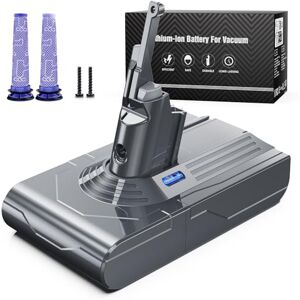 morpilot Replacement Battery for Dyson V8 6500mAh Battery for Dyson V8 SV10 Compatible with V8 Animal V8 Absolute V8 Fluffy Vacuum Cleaner with 2 Pre-Filters morpilot Replacement Battery for Dyson V8 6500mAh Battery for Dyson V8 SV10 Compatible with V8 Animal V8 Absolute V8 Fluffy Vacuum Cleaner with 2 Pre-Filters