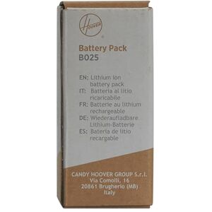 Hoover B025 Battery Vacuum Cleaner Lithium, Rechargeable, Black, Original Battery, for HF4 ROBOT Vacuum Cleaner Hoover B025 Battery Vacuum Cleaner Lithium, Rechargeable, Black, Original Battery, for HF4 ROBOT Vacuum Cleaner