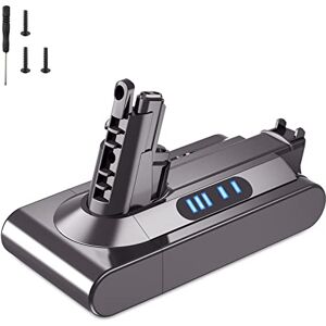 AIMAX 3900mAh V10 Battery for Dyson V10 Battery Replacement Compatible with Absolute Animal Extra SV12 Motorhead Fluffy Dyson Cordless Vacuum Cleaner, 25.2V with Screws & Screwdriver AIMAX 3900mAh V10 Battery for Dyson V10 Battery Replacement Compatible with Absolute Animal Extra SV12 Motorhead Fluffy Dyson Cordless Vacuum Cleaner, 25.2V with Screws & Screwdriver