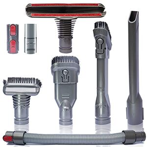 VACEXT Flexible Extension Hose & Vacuum Attachments Replacement Parts for Dyson V11 V10 V8 V7 V6 DC74 DC62 DC59 DC44 Vacuum Cleaner Accessories Dusty Brush VACEXT Flexible Extension Hose & Vacuum Attachments Replacement Parts for Dyson V11 V10 V8 V7 V6 DC74 DC62 DC59 DC44 Vacuum Cleaner Accessories Dusty Brush
