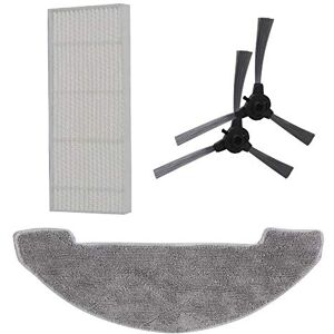 Proscenic Robotic Vacuum Cleaner Accessories Kit for 850T Vacuum Cleaner, Durable Mopping Cloths, Side Brush and Filter Proscenic Robotic Vacuum Cleaner Accessories Kit for 850T Vacuum Cleaner, Durable Mopping Cloths, Side Brush and Filter