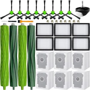 Eifrthe Replacement Parts accessories for iRobot Roomba i3 i3+ i4 i6 i6+ i7 i7+ i8 i8+/Plus E5 E6 E7 I,E &J Series Vacuum Cleaner,2 Set Roller Brushes 8 HEPA Filters 8 Side Brushes 1 caster wheel 6 vacuum bag Eifrthe Replacement Parts accessories for iRobot Roomba i3 i3+ i4 i6 i6+ i7 i7+ i8 i8+/Plus E5 E6 E7 I,E &J Series Vacuum Cleaner,2 Set Roller Brushes 8 HEPA Filters 8 Side Brushes 1 caster wheel 6 vacuum bag