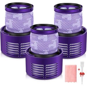 morpilot Dyson V10 Filters, 3 Pack Dyson V10 Filters for Cyclone Series, V10 Absolute, V10 Animal, V10 Total Clean, 969082-01.(3 Pack) morpilot Dyson V10 Filters, 3 Pack Dyson V10 Filters for Cyclone Series, V10 Absolute, V10 Animal, V10 Total Clean, 969082-01.(3 Pack)