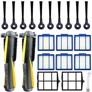 Tivcroxs Accessories Kit for Shark IQ RV1001AE RV1000 RV1001 AV970 AV993 RV912S AV1002AE UR1000SR QR1000SB UR1005AE AV1102ARUS Robot Vacuum Cleaner,2 Main Brush,6 Filters,10 Side Brushes,2 Pre Filter Tivcroxs Accessories Kit for Shark IQ RV1001AE RV1000 RV1001 AV970 AV993 RV912S AV1002AE UR1000SR QR1000SB UR1005AE AV1102ARUS Robot Vacuum Cleaner,2 Main Brush,6 Filters,10 Side Brushes,2 Pre Filter
