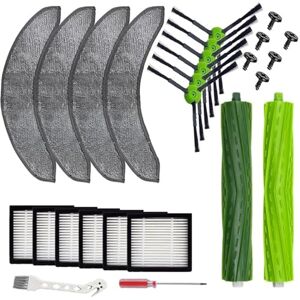 kvatar Aceesories Replacement Parts Compatible with iRobot Roomba Combo j7 j7+ j9+ Robot Vacuum & Mop Cleaner,Filter,Brush,Mop Pads (18 pack Brush+fiilter+mop kit For J7+ J9+) kvatar Aceesories Replacement Parts Compatible with iRobot Roomba Combo j7 j7+ j9+ Robot Vacuum & Mop Cleaner,Filter,Brush,Mop Pads (18 pack Brush+fiilter+mop kit For J7+ J9+)
