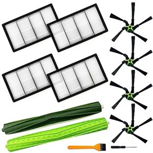 Rjnlsc 9 Pack Roomba s9 Replacement Parts Compatible for iRobot Roomba s9+ (9550) S9 (9150) Robot Vacuum Cleaner, 1 Set Rubber Brush,4 Filters,4 Side Brushes Rjnlsc 9 Pack Roomba s9 Replacement Parts Compatible for iRobot Roomba s9+ (9550) S9 (9150) Robot Vacuum Cleaner, 1 Set Rubber Brush,4 Filters,4 Side Brushes