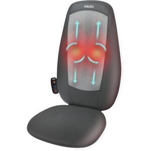Homedics Shiatsu Back and Shoulder Massager Adjustable Massage Chair, Ease Stiffness / Tension with 3 Zone Settings, Relax Full, Upper + Lower Back Muscles, Roller, Vibration, Soothing Heat – Black Homedics Shiatsu Back and Shoulder Massager Adjustable Massage Chair, Ease Stiffness / Tension with 3 Zone Settings, Relax Full, Upper + Lower Back Muscles, Roller, Vibration, Soothing Heat – Black
