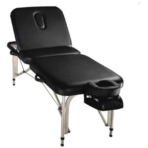 Master Massage Equipment Master Massage LiteMaster light weight Aluminum Portable Massage Table With Breath-hole, 3 section table, weight only 14.5 kg!, Black Master Massage Equipment Master Massage LiteMaster light weight Aluminum Portable Massage Table With Breath-hole, 3 section table, weight only 14.5 kg!, Black