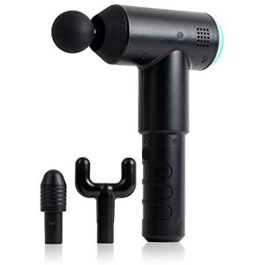 Homedics Massage Gun Handheld Physiotherapy Massager, Deep Tissue Physio Percussion Massage, 3 Massaging Heads, Cordless, Rechargeable, Black Homedics Massage Gun Handheld Physiotherapy Massager, Deep Tissue Physio Percussion Massage, 3 Massaging Heads, Cordless, Rechargeable, Black