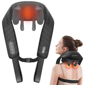 COMFIER Cordless Neck Massager with Heat, Shiatsu Neck and Shoulder for Pain Relief Deep Tiisue,6D Kneading Massage Pillow,Back Massagers for Pain,Shiatsu Massager, Gifts for Women Men Mom Dad COMFIER Cordless Neck Massager with Heat, Shiatsu Neck and Shoulder for Pain Relief Deep Tiisue,6D Kneading Massage Pillow,Back Massagers for Pain,Shiatsu Massager, Gifts for Women Men Mom Dad