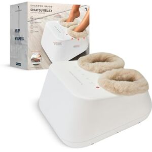 Sharper Image Shiatsu Relax Luxe Foot Massager Multi-Zone Compression Therapy for Heels, Arches & Balls, 3 Modes, Intensity Levels & Timer Settings, Ultra-Soft Padding Foot Massager with Heat Sharper Image Shiatsu Relax Luxe Foot Massager Multi-Zone Compression Therapy for Heels, Arches & Balls, 3 Modes, Intensity Levels & Timer Settings, Ultra-Soft Padding Foot Massager with Heat