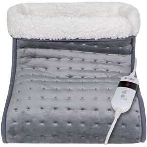 Russell Hobbs Electric Foot Warmer for Cold Feet in Grey with 3 Heat Settings, Quick Heat up, Detachable Controller & Cable, Overheat Protection & Timer, and Machine Washable, RHHSL1001 Russell Hobbs Electric Foot Warmer for Cold Feet in Grey with 3 Heat Settings, Quick Heat up, Detachable Controller & Cable, Overheat Protection & Timer, and Machine Washable, RHHSL1001