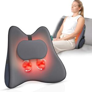 Snailax Shiatsu Massager for Back, Neck, and Shoulders, Memory Foam Design, 6D Kneading Deep Tissue Relief, Lumbar Support for Office Chairs, Gifts for Men and Women Snailax Shiatsu Massager for Back, Neck, and Shoulders, Memory Foam Design, 6D Kneading Deep Tissue Relief, Lumbar Support for Office Chairs, Gifts for Men and Women