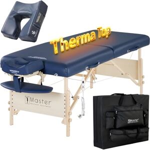 Master Massage Equipment Master Massage 71cm Coronado Wider Heating Top Portable Massage Table W/Bluetooth Music Face Cushion Massage Couch Foldable Beauty Bed Lash Bed Spa Couch Physiotherapy Bed(UK Plug), Royal Blue Master Massage Equipment Master Massage 71cm Coronado Wider Heating Top Portable Massage Table W/Bluetooth Music Face Cushion Massage Couch Foldable Beauty Bed Lash Bed Spa Couch Physiotherapy Bed(UK Plug), Royal Blue