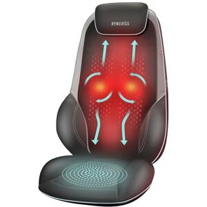 Homedics ShiatsuMax 2.0 Electric Heated Shiatsu Back Massager with Remote Control, Deep Kneading Massage Chair for Shoulders, Back, Upper Legs, Adjustable Headrest and Cushion Flap Grey Homedics ShiatsuMax 2.0 Electric Heated Shiatsu Back Massager with Remote Control, Deep Kneading Massage Chair for Shoulders, Back, Upper Legs, Adjustable Headrest and Cushion Flap Grey