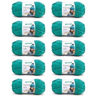 Gründl Funny uni Yarn - Soft, OEKO-TEX, Easy Care Gründl Funny uni Yarn - Soft, OEKO-TEX, Easy Care