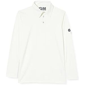 Gunn & Moore Mens Maestro Cricket Shirt - White - Chest 34-36 Ins EU Gunn & Moore Mens Maestro Cricket Shirt - White - Chest 34-36 Ins EU