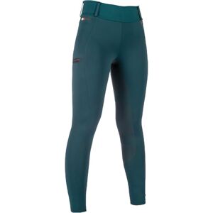 HKM Women's Livigno Silicone Full Seat Riding Leggings, Deep Green, 28 HKM Women's Livigno Silicone Full Seat Riding Leggings, Deep Green, 28
