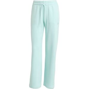 adidas Women's Essentials Small Logo Feel Cozy Open Hem Pants, Halo Mint/White, M adidas Women's Essentials Small Logo Feel Cozy Open Hem Pants, Halo Mint/White, M