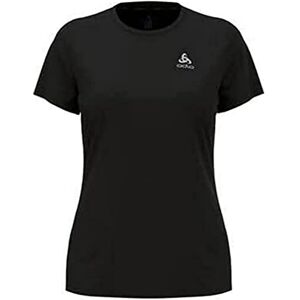 Odlo Women's Essential Flyer Running t-Shirt, Black, S Odlo Women's Essential Flyer Running t-Shirt, Black, S