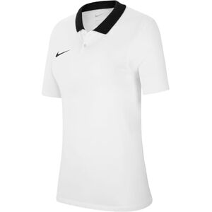 Nike CW6965-100 W NK DF PARK20 Polo SS Polo Shirt Women's White/Black/Black Size S Nike CW6965-100 W NK DF PARK20 Polo SS Polo Shirt Women's White/Black/Black Size S