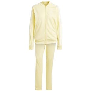 adidas Women's Essentials 3-Stripes Track Suit, almost yellow/white, S adidas Women's Essentials 3-Stripes Track Suit, almost yellow/white, S