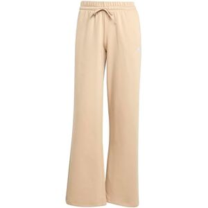 adidas Women's Essentials Small Logo Feel Cozy Open Hem Pants, Warm Sandstone/White, L adidas Women's Essentials Small Logo Feel Cozy Open Hem Pants, Warm Sandstone/White, L