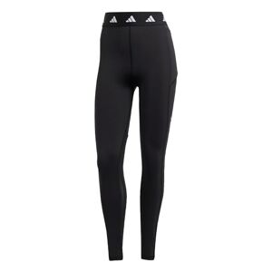 adidas Women Techfit Stash Pocket Full-Length Leggings, XL Black/White