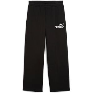 Puma ESS Nature 2.0 Comfort Logo Straight Pants FL op Black Puma ESS Nature 2.0 Comfort Logo Straight Pants FL op Black