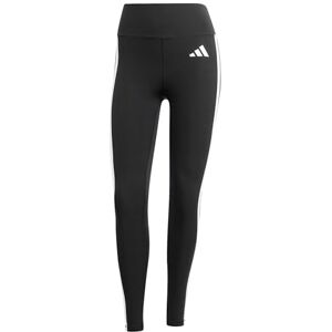 adidas Women's Optime Essentials 3 Stripes 7/8 Leggings, black/white, XXS adidas Women's Optime Essentials 3 Stripes 7/8 Leggings, black/white, XXS