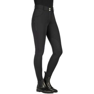 HKM Women's Ari Mid Rise Silicone Knee Patch Riding Breeches, Beige, 38 HKM Women's Ari Mid Rise Silicone Knee Patch Riding Breeches, Beige, 38