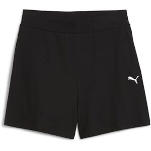 Puma Damen ESS Elevated High-Rise Rib Shorts 5" Gestrickte Shorts, Black, S Puma Damen ESS Elevated High-Rise Rib Shorts 5" Gestrickte Shorts, Black, S