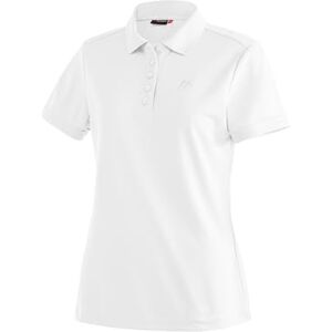 maier sports Ulrike, Women's Polo Shirt, Lightweight piqué Functional Polo Shirt for Hiking and Leisure, Dryprotec Technology, Breathable, NFC chip for Easy Recycling White maier sports Ulrike, Women's Polo Shirt, Lightweight piqué Functional Polo Shirt for Hiking and Leisure, Dryprotec Technology, Breathable, NFC chip for Easy Recycling White