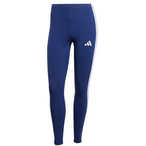 adidas Women's ESSENTIALS 3-STRIPES COTTON LEGGINGS, Dark Blue/White, XS adidas Women's ESSENTIALS 3-STRIPES COTTON LEGGINGS, Dark Blue/White, XS